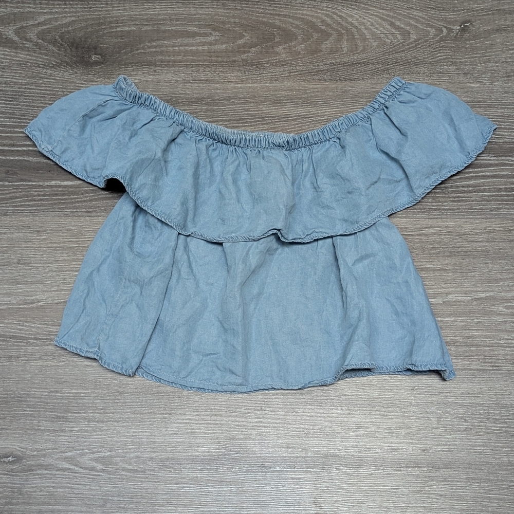 ARDENE | tencell off shoulder ruffle top